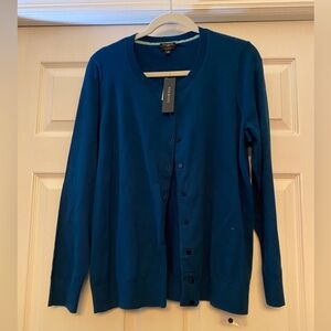 Talbots Deep Blue Knit Sweater